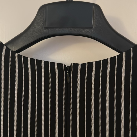 Banana Republic Black and Gray Striped Dress Size 8 *like new* - Picture 4 of 7